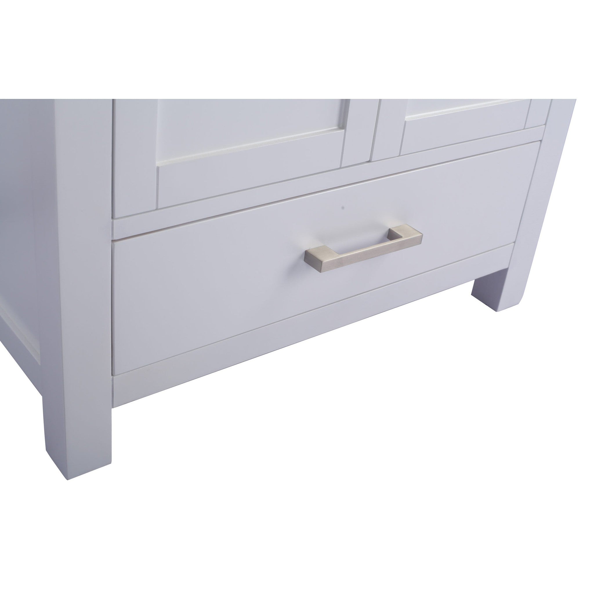 Wilson 30" White Bathroom Vanity with White Quartz Countertop