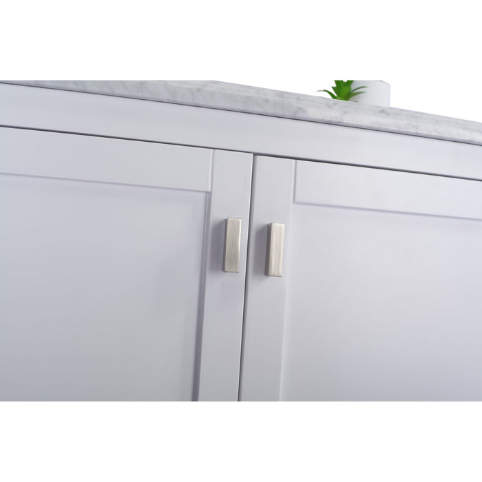 Wilson 36" White Bathroom Vanity with White Quartz Countertop