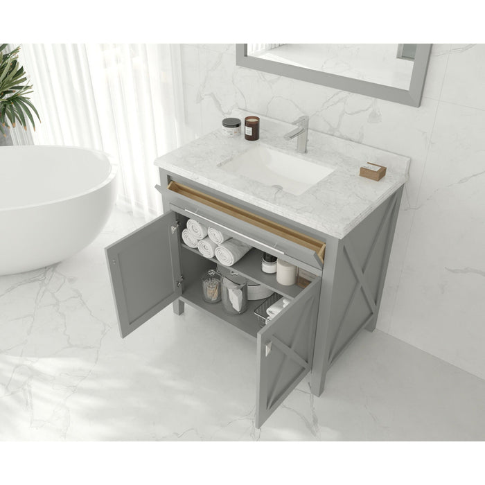 Wimbledon 36" Grey Bathroom Vanity Cabinet