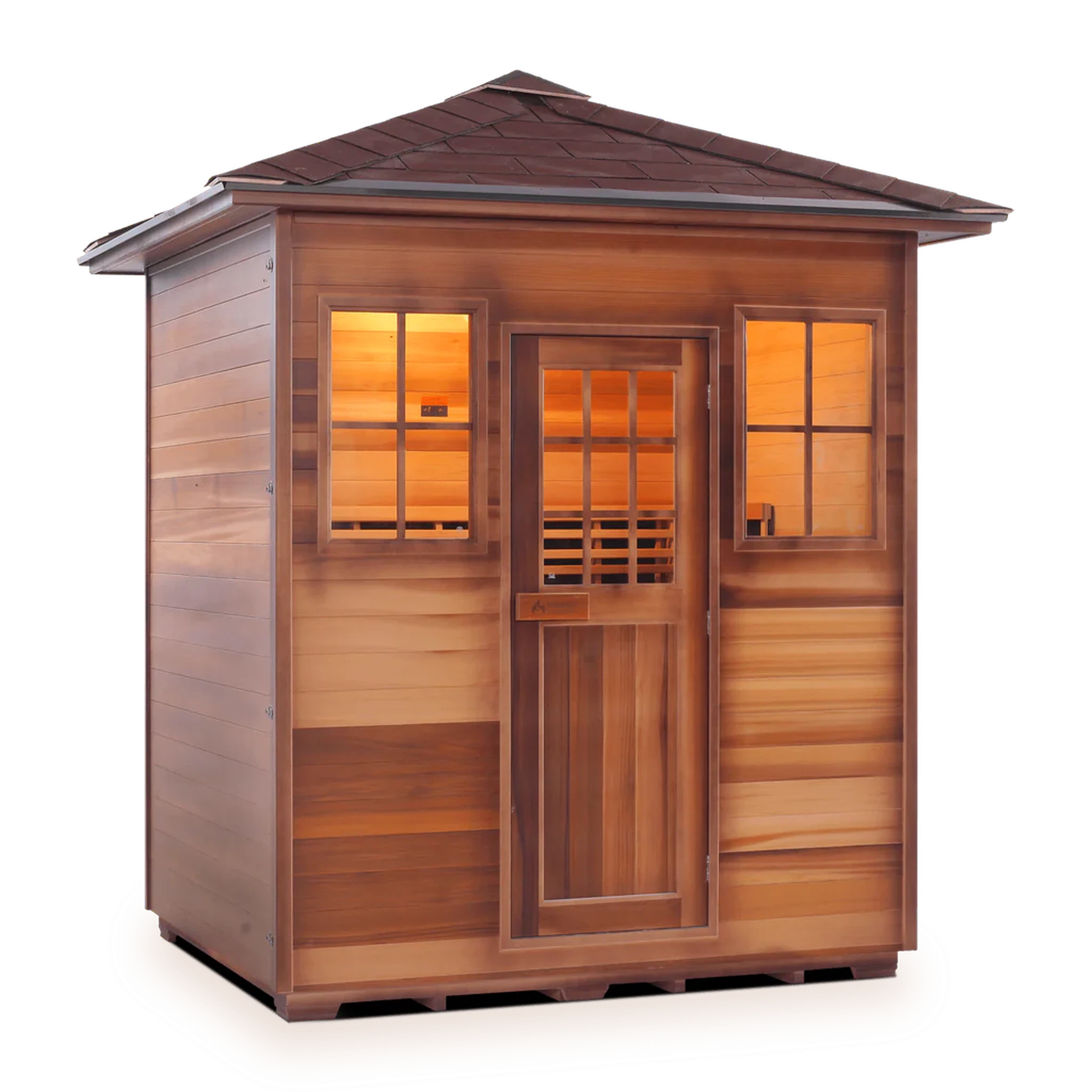 Enlighten Infrared/Traditional SAPPHIRE Sauna - 4 Person Sauna