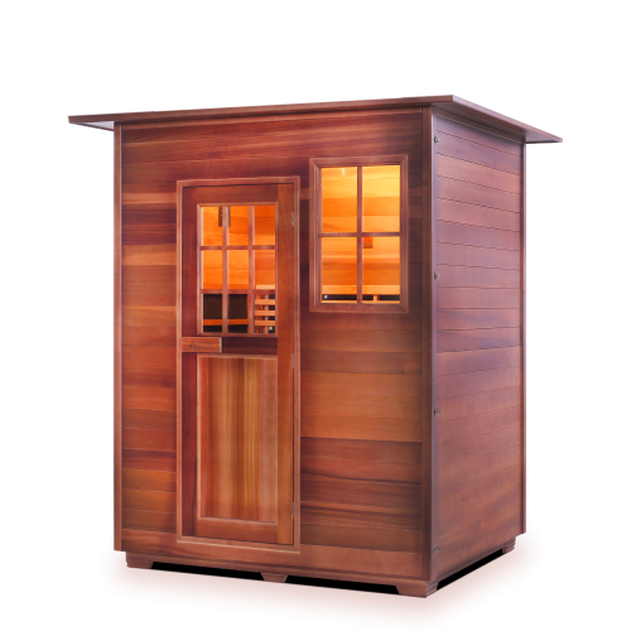 Enlighten Sapphire Infrared/Traditional Hybrid Sauna - 3 Person Sauna