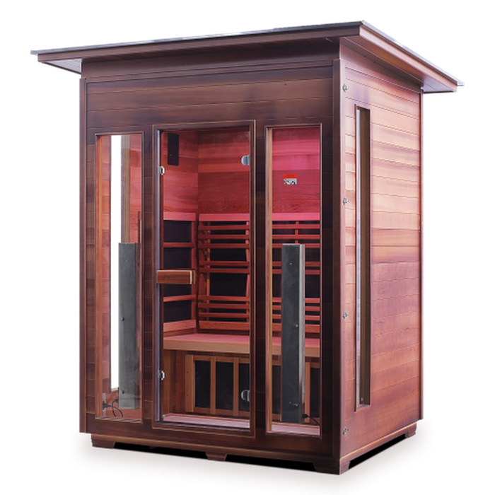 Enlighten Sauna Diamond Infrared/Traditional Sauna - 3 Person Sauna