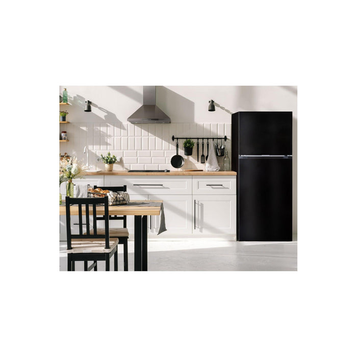 30 Inch Black Freestanding Top Freezer Refrigerator