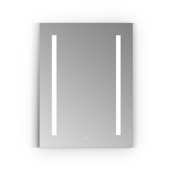 Catola Rectangle 24" Frameless Surface-Mount/Recessed LED Lighted Bathroom Medicine Cabinet