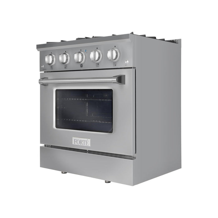 30 Inch Natural Gas, All Gas Freestanding Range in Stainless Steel