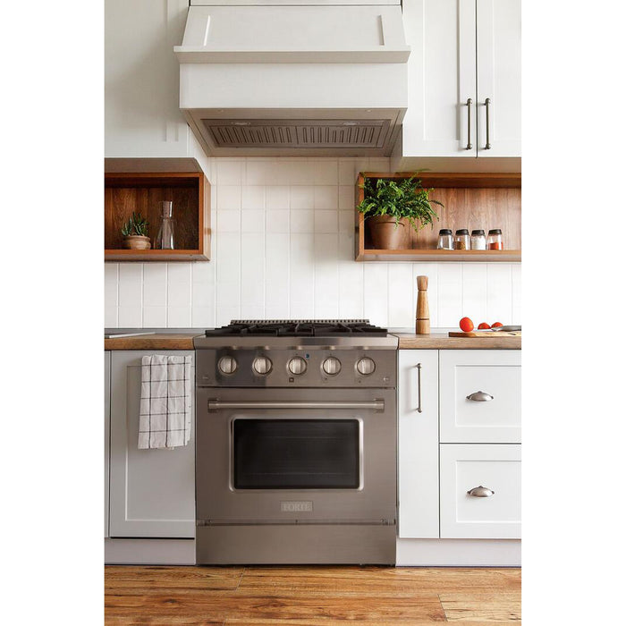 30 Inch Natural Gas, All Gas Freestanding Range in Stainless Steel