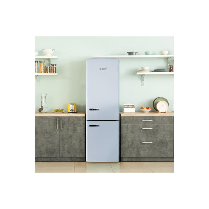 450 Series 24 Inch Bottom Freezer Retro Refrigerator in Blue