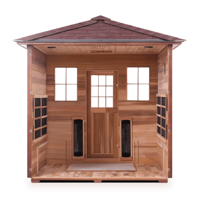 Enlighten Infrared/Traditional SAPPHIRE Sauna - 5 Person Sauna