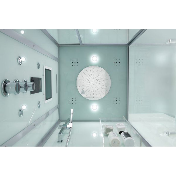 Platinum Arezzo Steam Shower - White