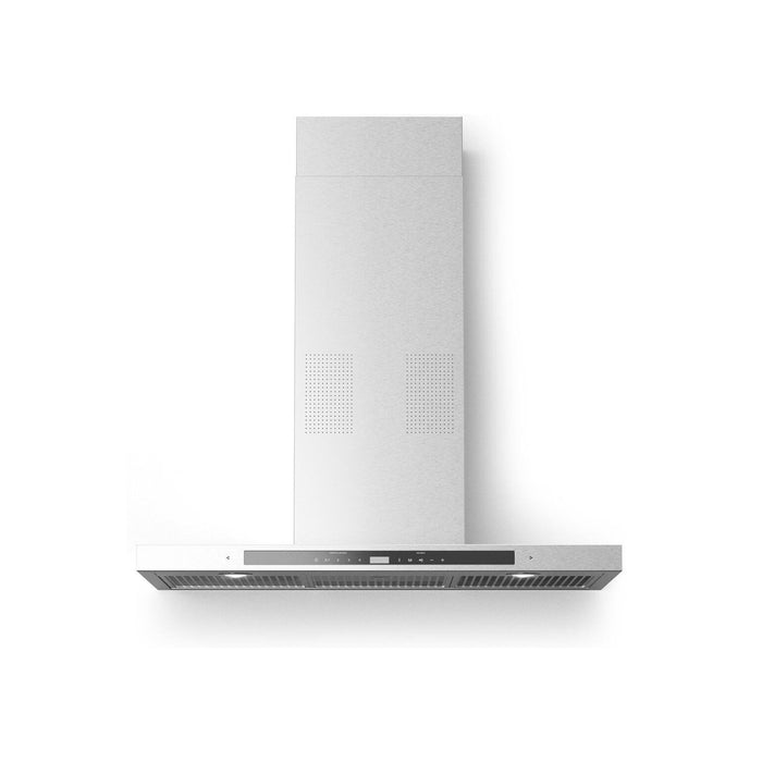 Collegare Wall Mount Range Hood with 560 CFM i-Hood Music Player via Bluetooth Digital Integrated Radio Mesh Filters in Stainless Steel