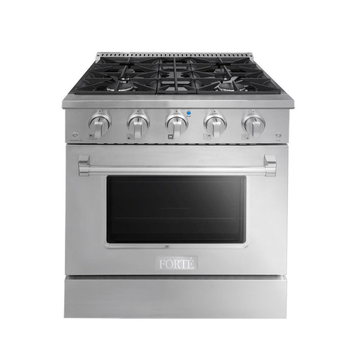 30 Inch Natural Gas, All Gas Freestanding Range in Stainless Steel