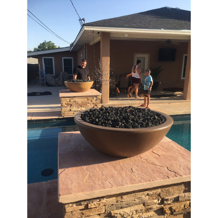 27" Sedona GFRC Fire Bowl- OPT-27RFO