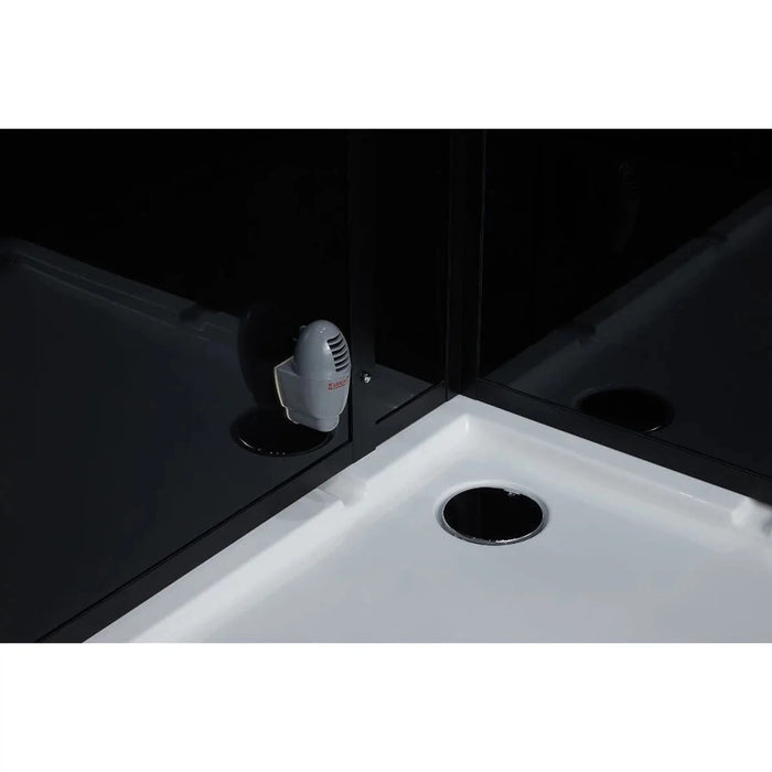 Platinum Arezzo Steam Shower - Black