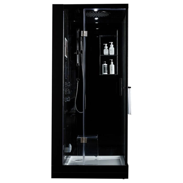 Platinum Arezzo Steam Shower - Black