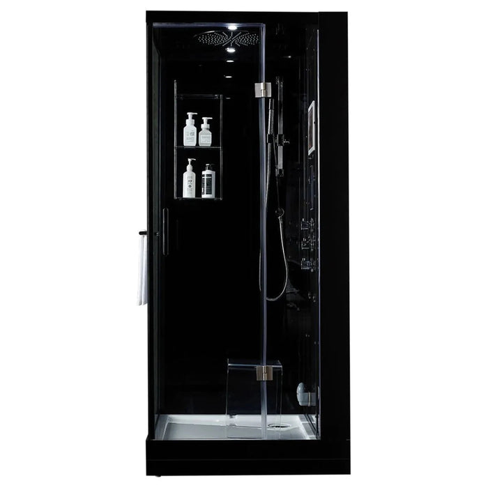 Platinum Arezzo Steam Shower - Black