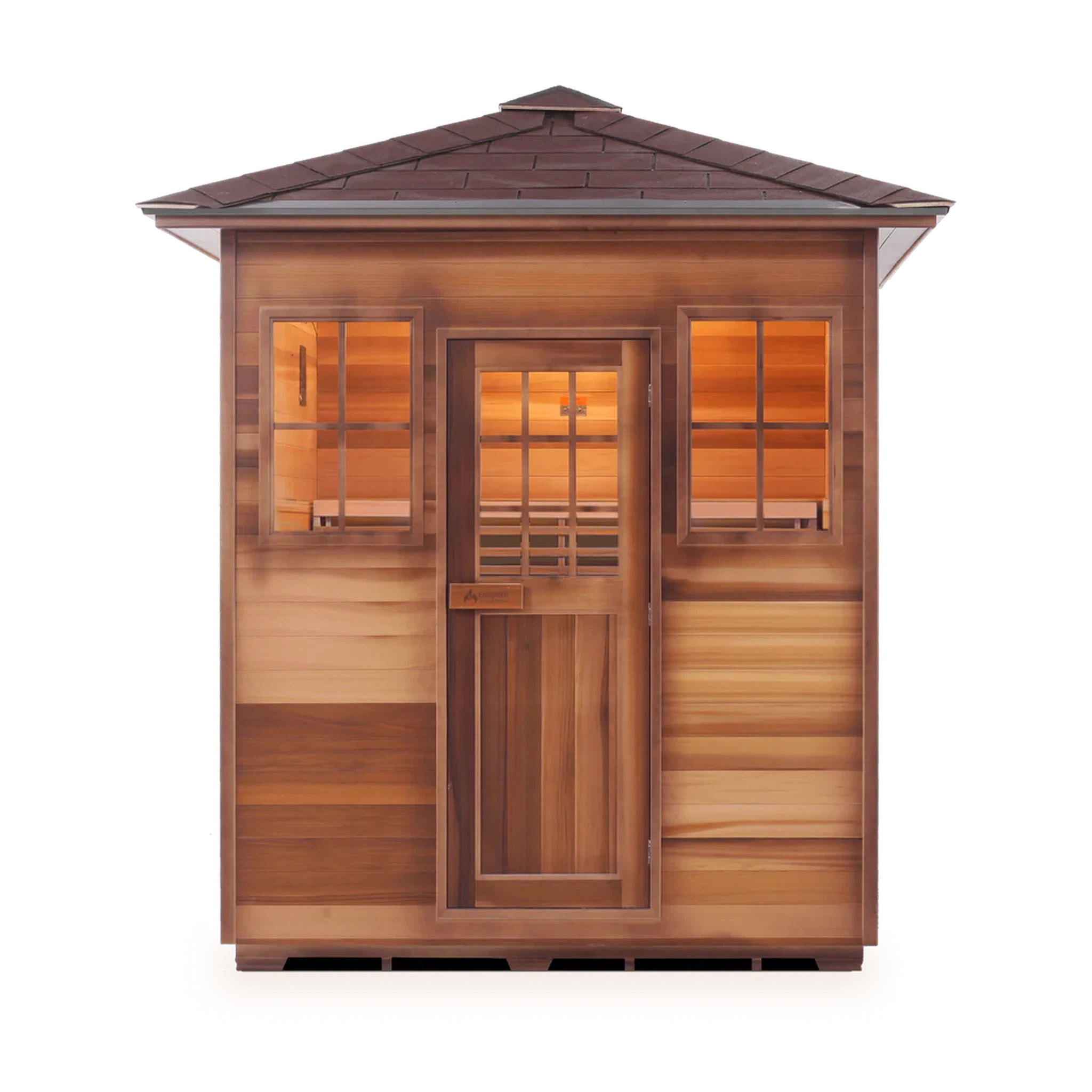 Enlighten Dry Traditional Sauna MoonLight - 4 Person Sauna
