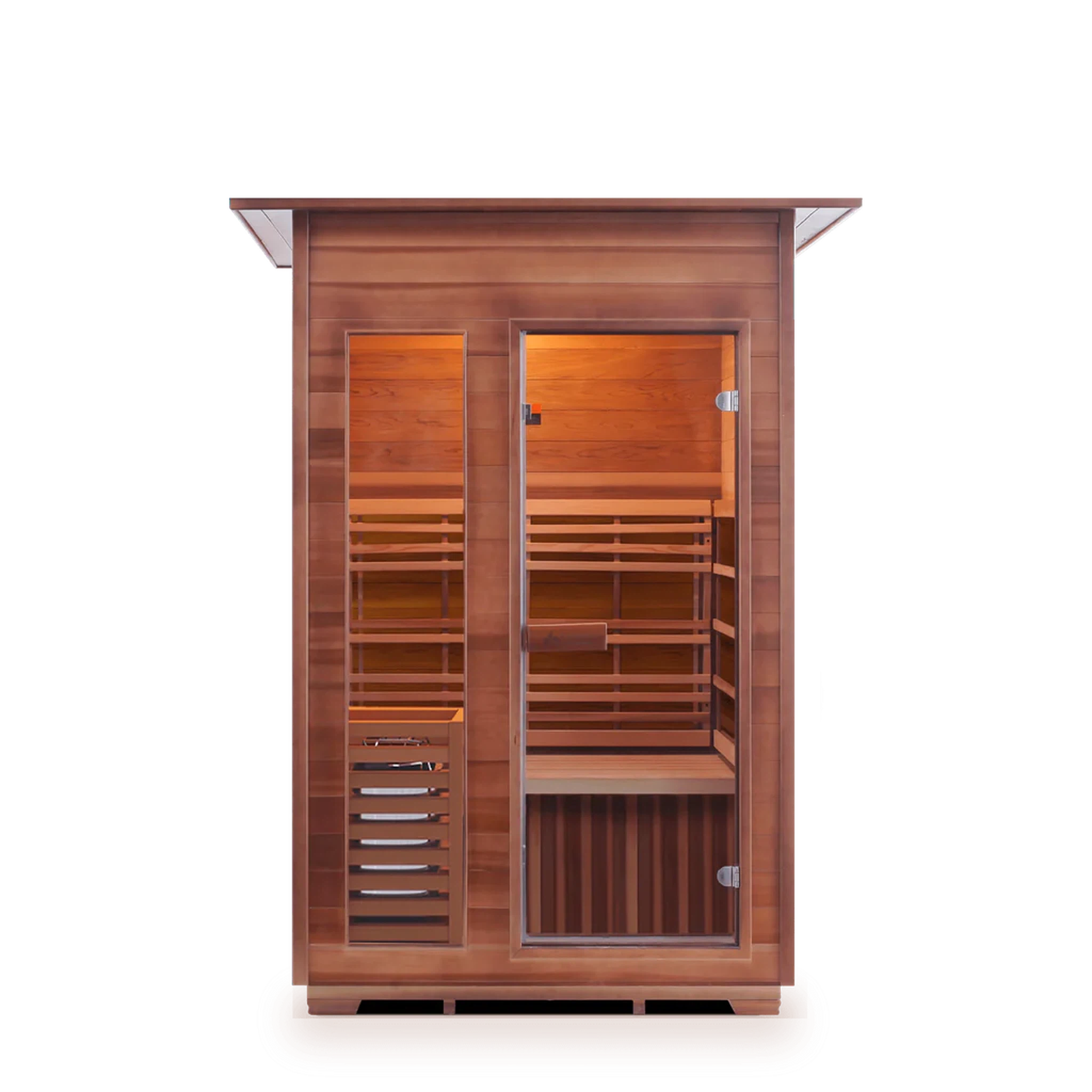 Enlighten Dry Traditional Sauna SunRise - 2 Person Sauna