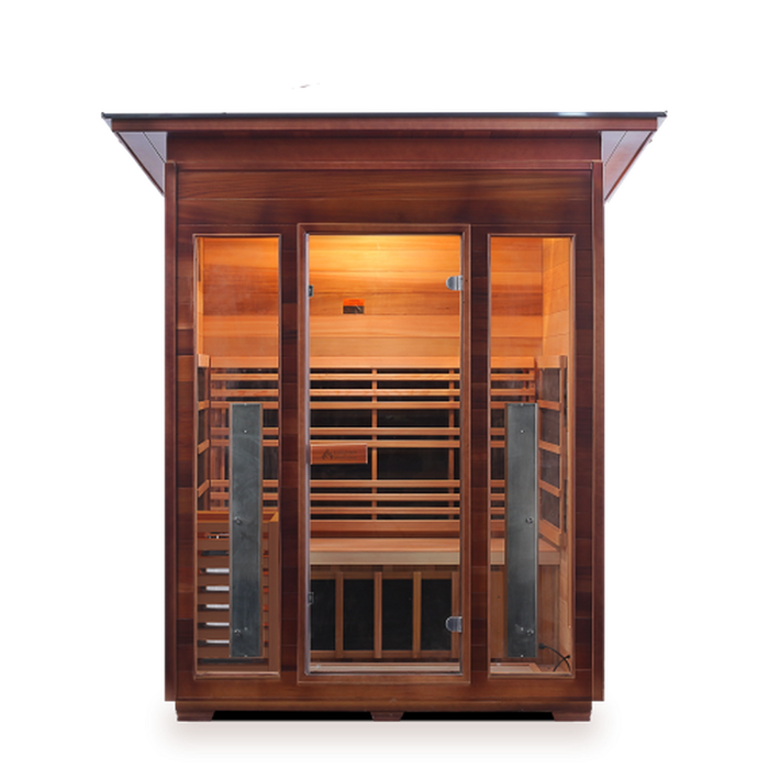 Enlighten Sauna Diamond Infrared/Traditional Sauna - 3 Person Sauna