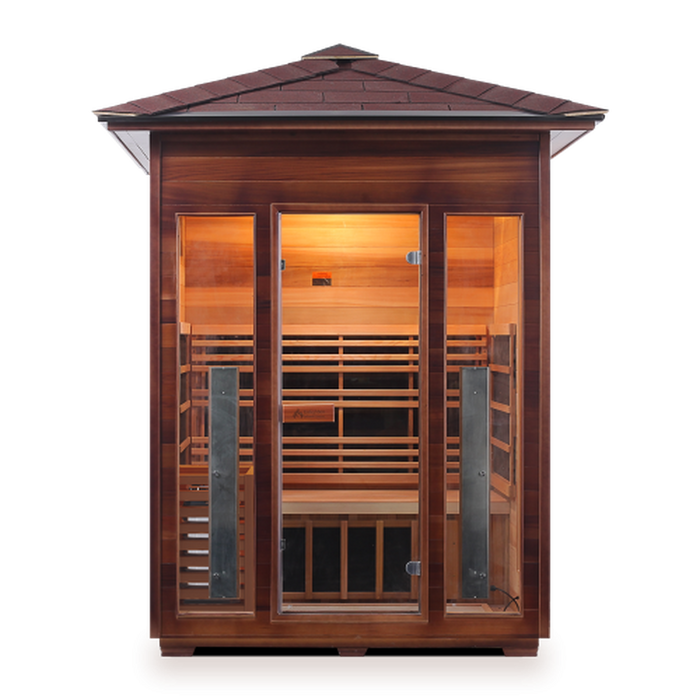 Enlighten Sauna Diamond Infrared/Traditional Sauna - 3 Person Sauna
