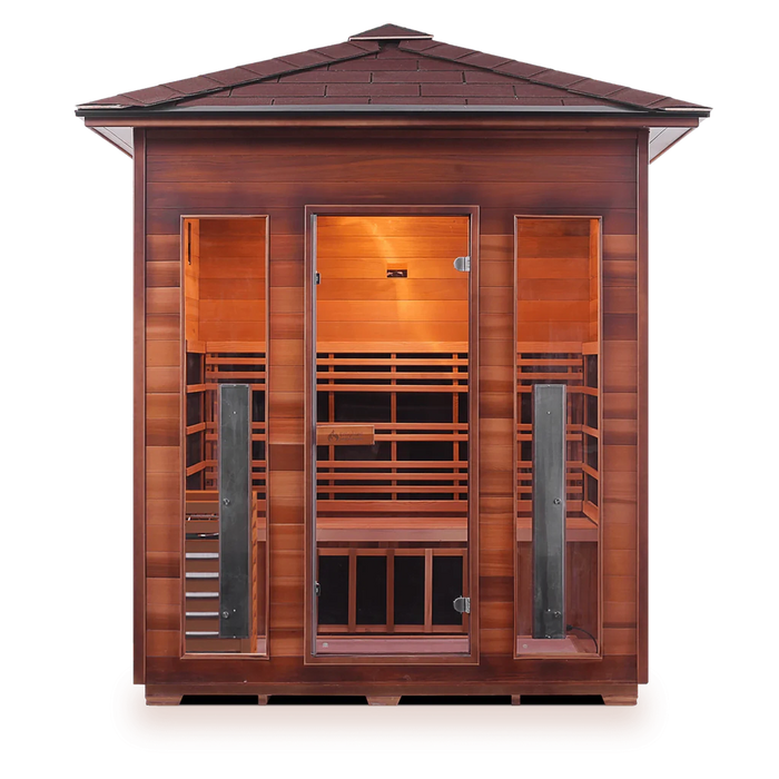 Enlighten Infrared/Traditional Sauna DIAMOND - 4 Person Sauna