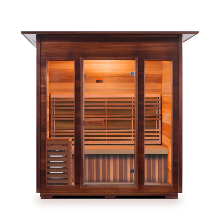 Enlighten Dry Traditional SunRise Sauna - 4 Person Sauna