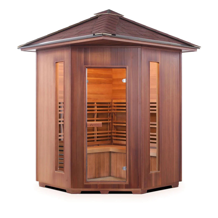 Enlighten Dry Traditional SunRise Sauna - 4 Person Sauna