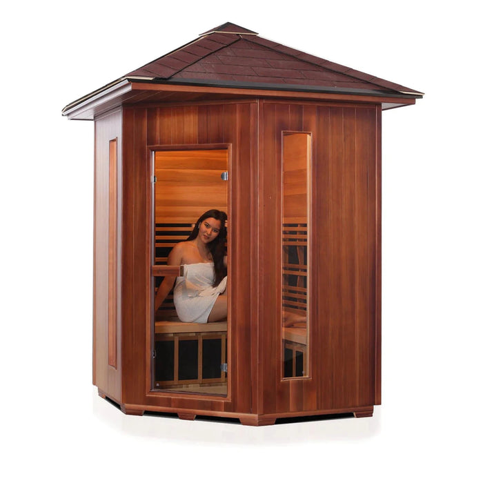 Enlighten Infrared/Traditional Sauna DIAMOND - 4 person Sauna