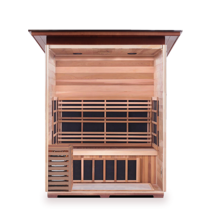 Enlighten Sapphire Infrared/Traditional Hybrid Sauna - 3 Person Sauna