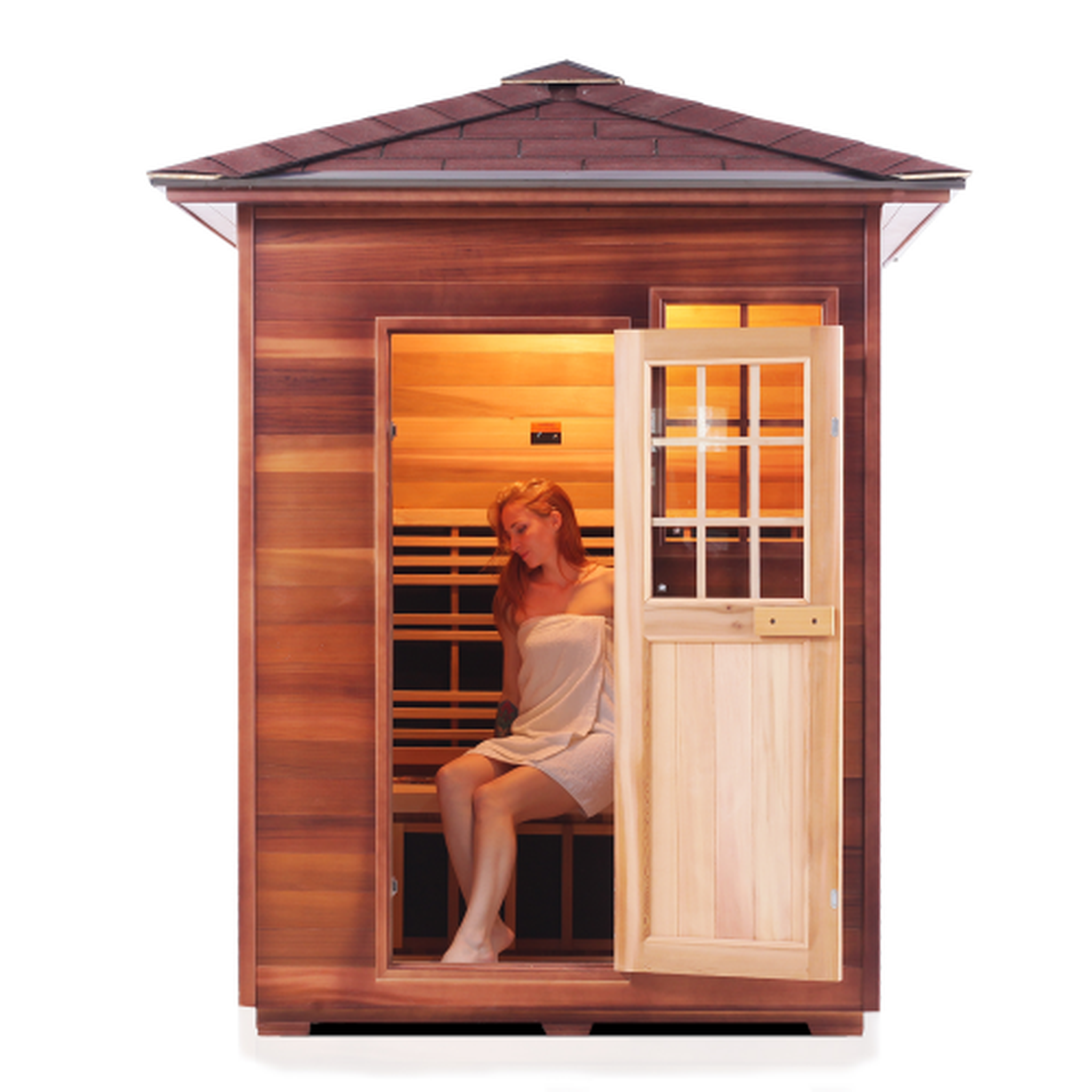 Enlighten Sierra Full Spectrum Infrared Sauna - 3 Person Sauna