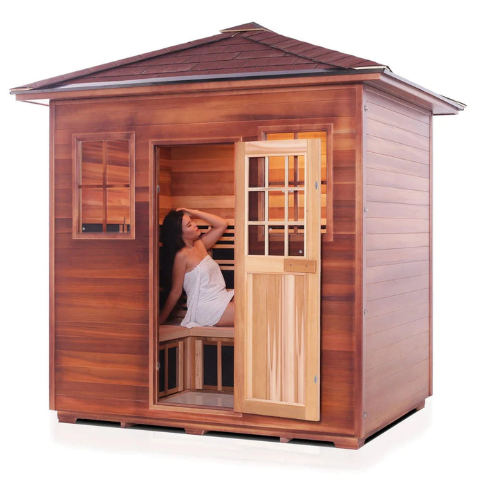 Enlighten Full Spectrum Infrared SIERRA Sauna - 5 Person Sauna