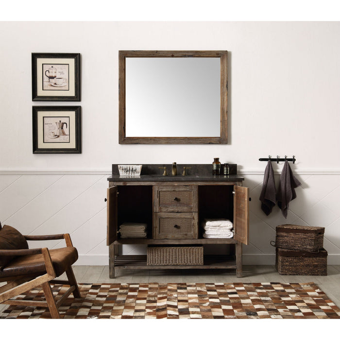 Legion Furniture 48" Solid Wood Sink Vanity With Moon Stone Top