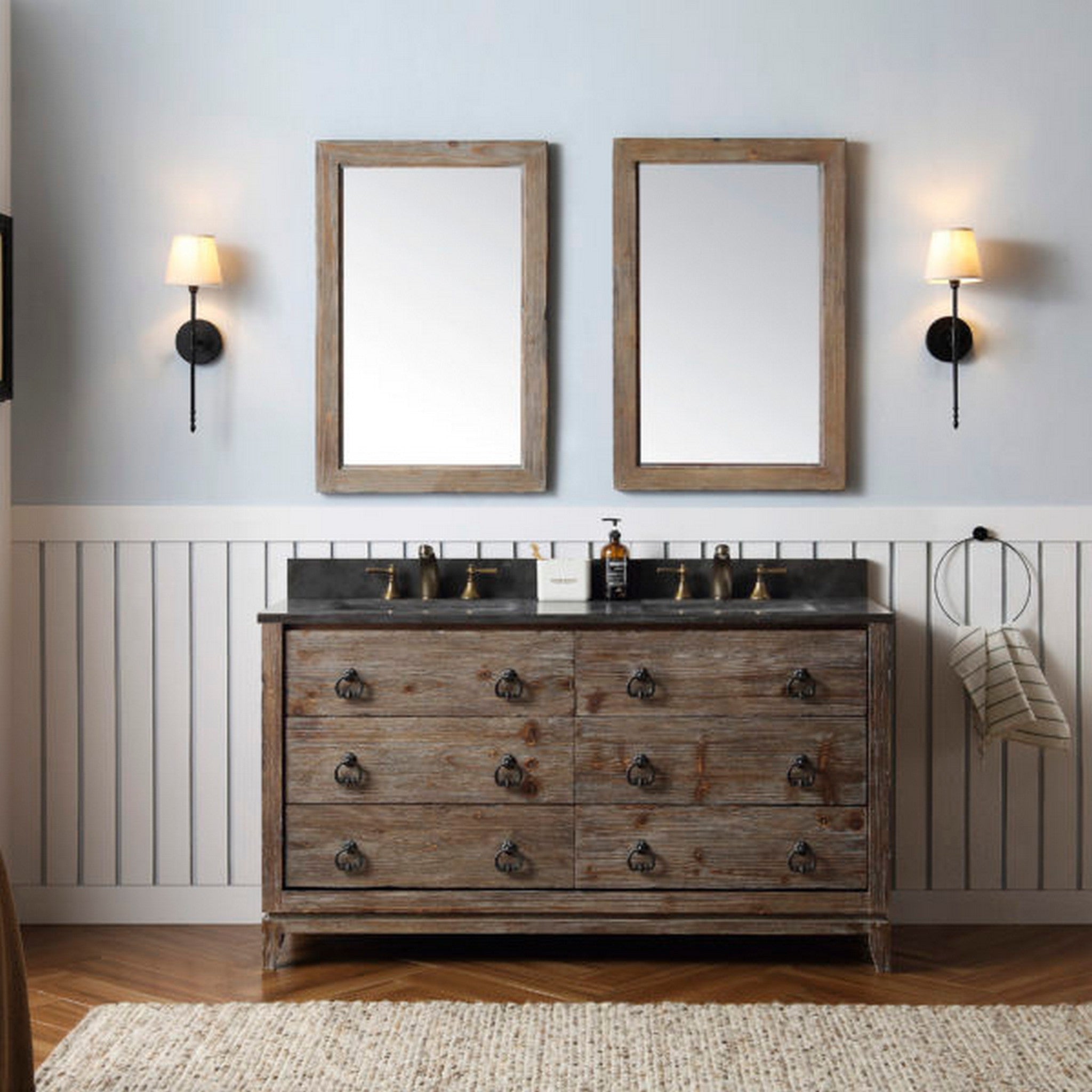 Legion Furniture 60" Wood Sink Vanity Match With Marble Wh 5160" Top -No Faucet