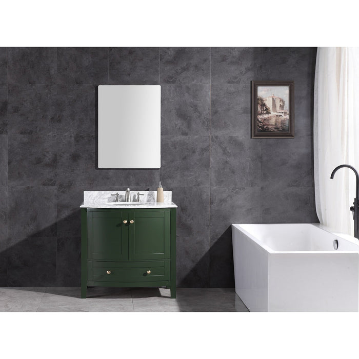 Legion Furniture 36" Vogue Green Bathroom Vanity - Pvc