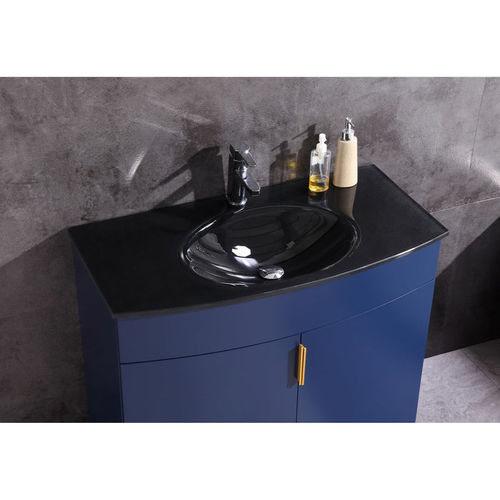 Legion Furniture 36" Blue Bathroom Vanity - Pvc
