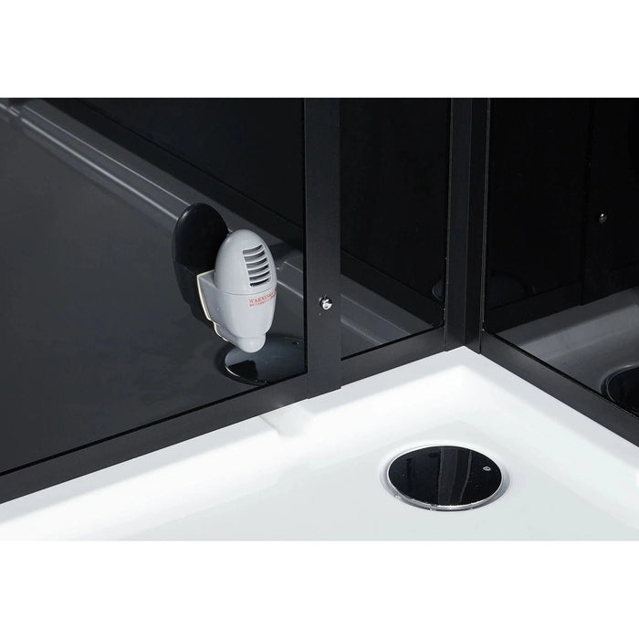 Platinum Anzio Steam Shower - Black