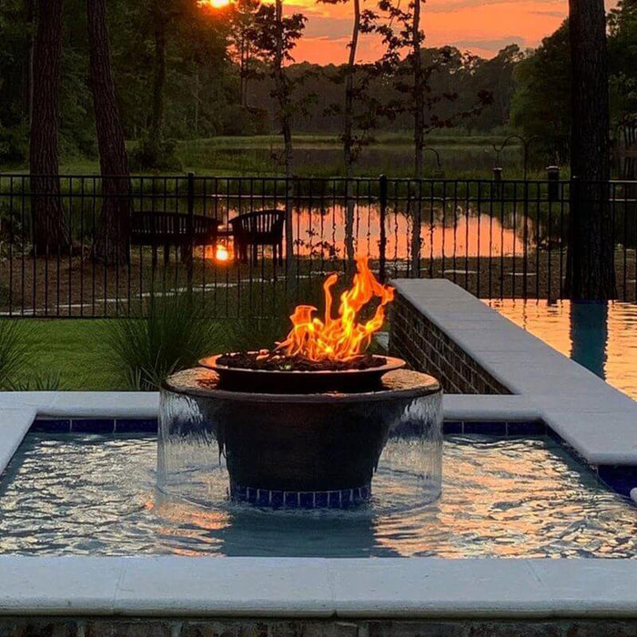 Cazo Copper 360° Water & Fire Bowl