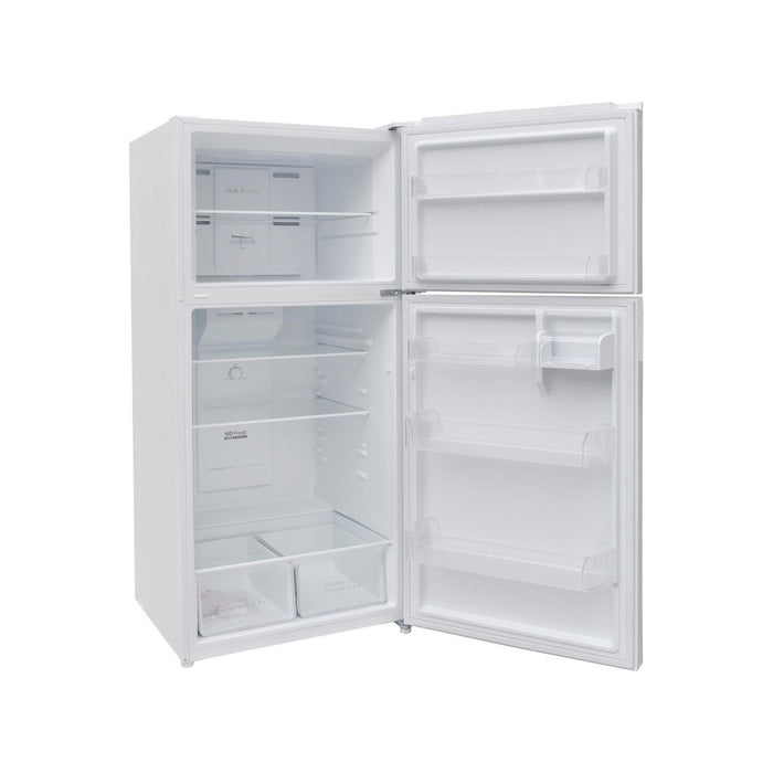 30 Inch White Freestanding Top Freezer Refrigerator