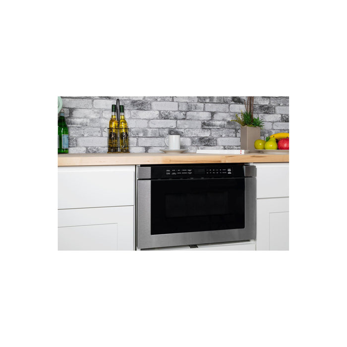 8 Series 24 Inch Stainless Steel 1.2 cu. ft. Capacity Microwave Drawer