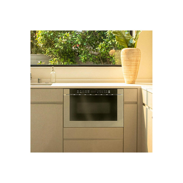 8 Series 24 Inch Stainless Steel 1.2 cu. ft. Capacity Microwave Drawer