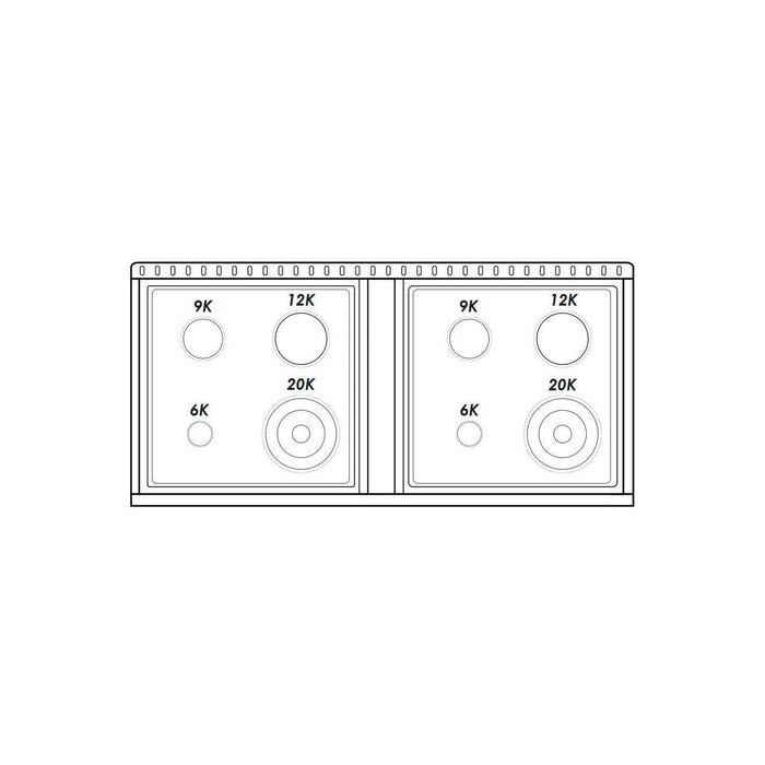 48 Inch Natural Gas, All Gas Double Oven Freestanding Range in Stainless Steel