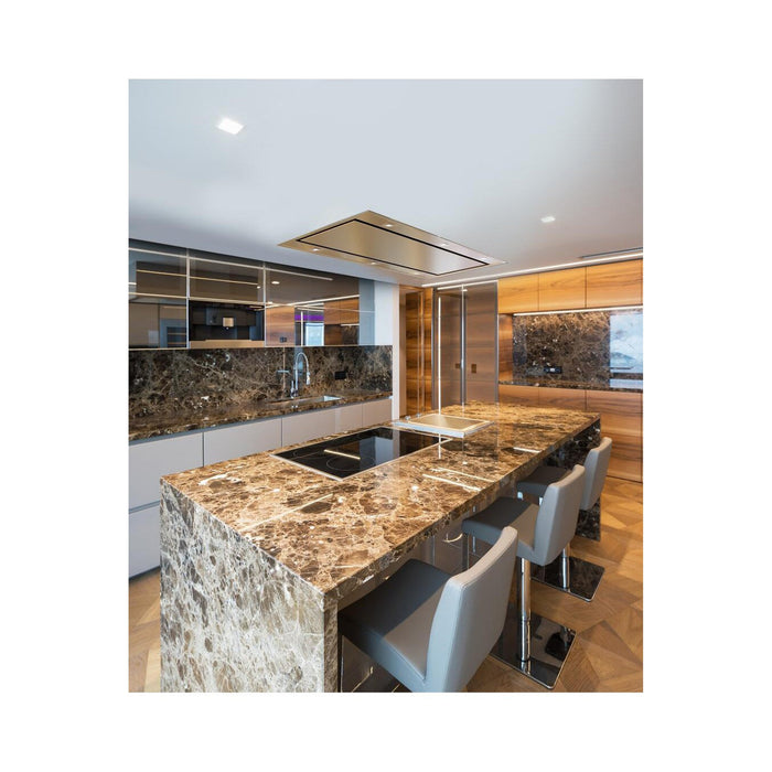 Vertice Ceiling Mount Hood with 560 CFM LED Lighting in Stainless Steel