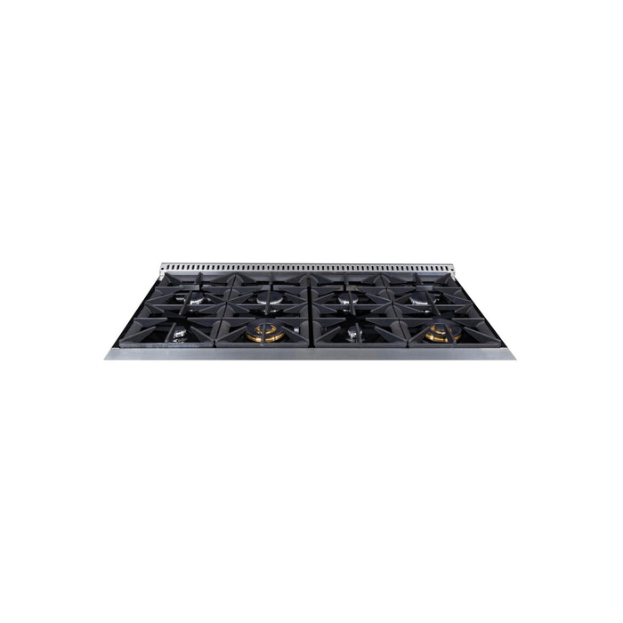 48 Inch Natural Gas, All Gas Double Oven Freestanding Range in Stainless Steel