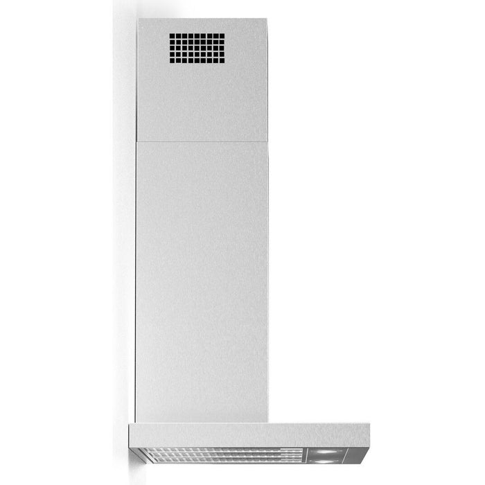 Alberto Wall Mount Chimney Style Hood with 560 CFM LED Lighting Delay Shut Off Grease Filter Indicator Light in Stainless Steel