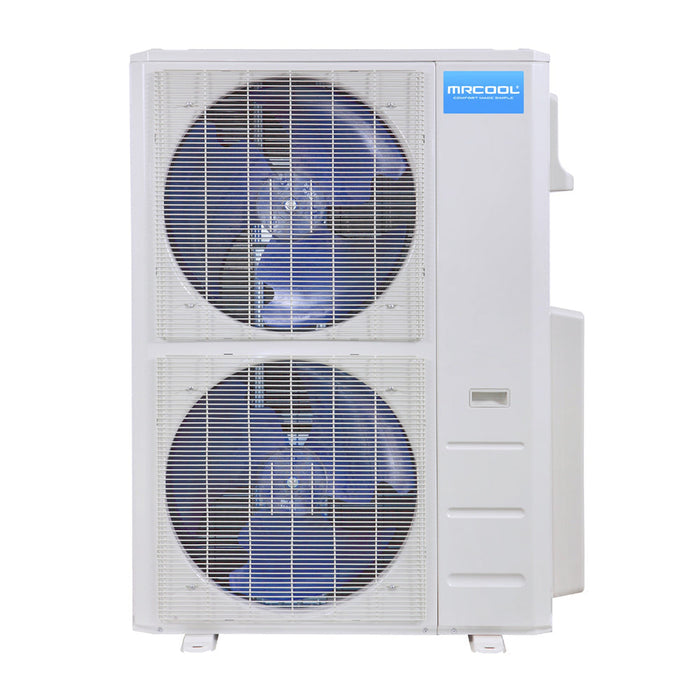 MRCOOL DIY 4th Gen 48K BTU 4-Zone Condenser with 12K+12K+12K+12K handlers and 2 x 16ft and 2 x 50ft linesets Bundle