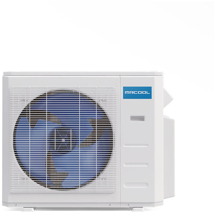 MRCOOL DIY 4th Gen 27K BTU 2-Zone Condenser with 12K+12K handlers, and 1 x 25ft and 1 x 50ft linesets Bundle