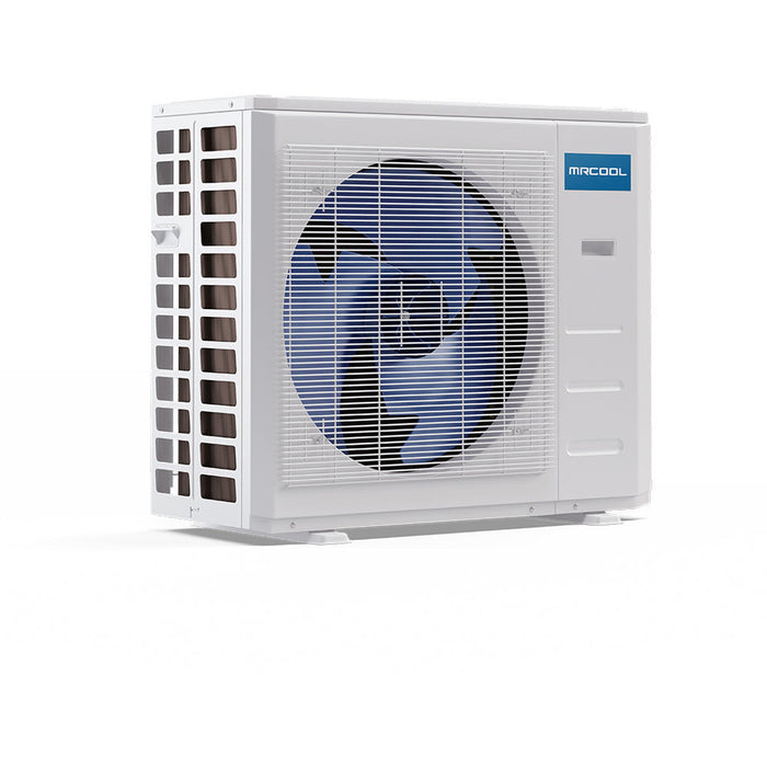 MRCOOL DIY 4th Gen 27K BTU 2-Zone Condenser with 12K+12K handlers, and 1 x 25ft and 1 x 50ft linesets Bundle