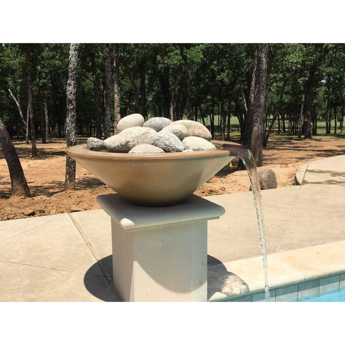 24" Cazo Fire and Water Bowl