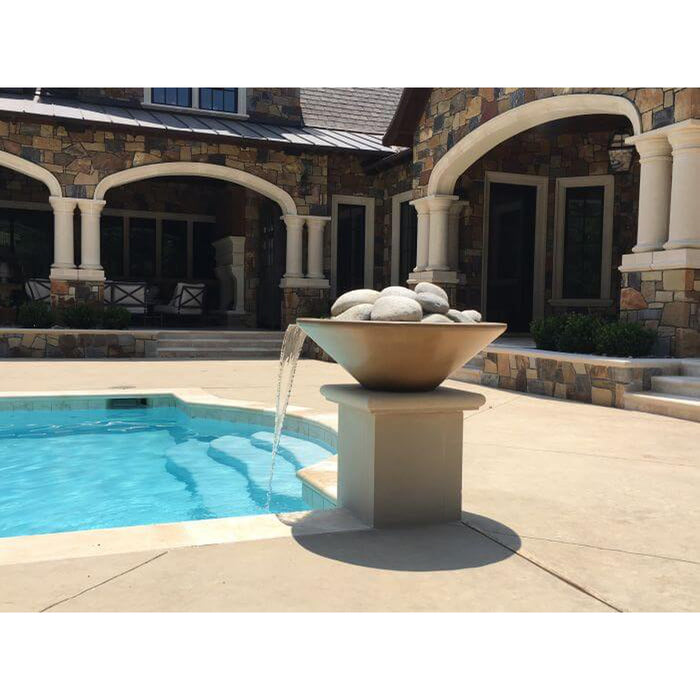 24" Cazo Fire and Water Bowl