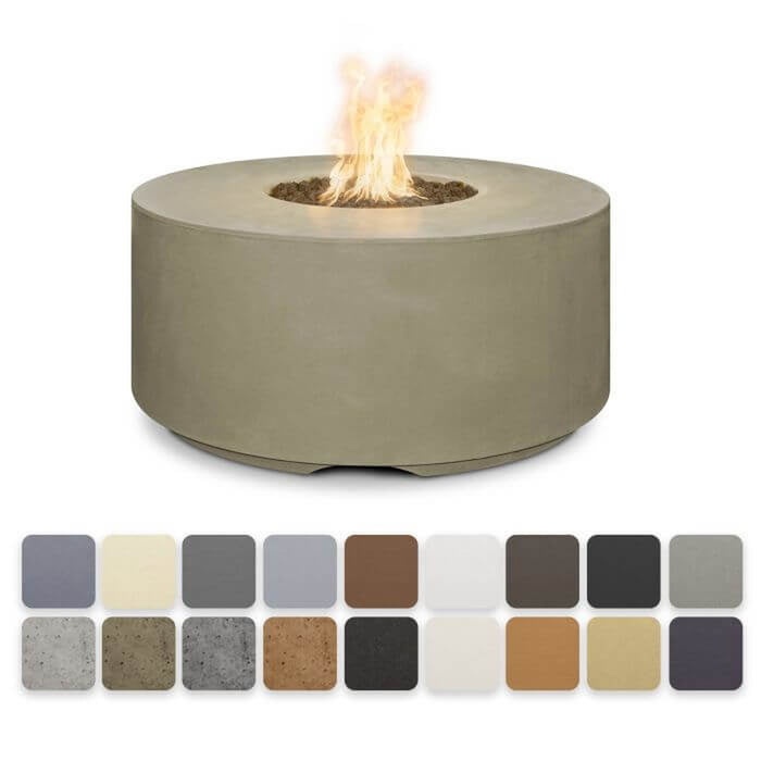 46" Florence Concrete Fire Pit - 20" Tall