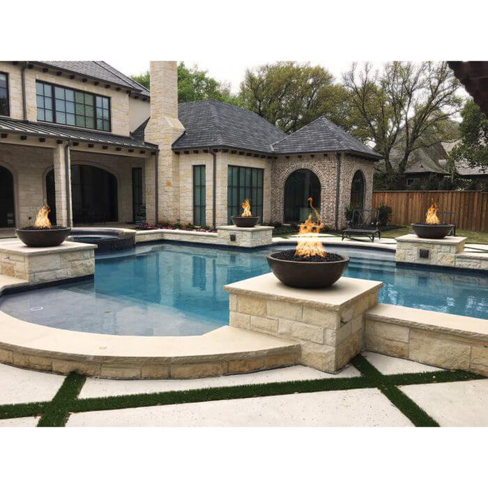 33" Sedona GFRC Fire Bowl- OPT-33RFO